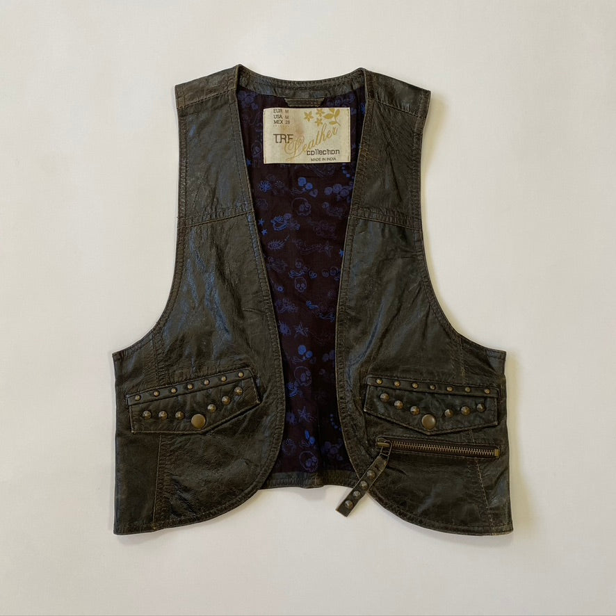 TRF LEATHER VEST