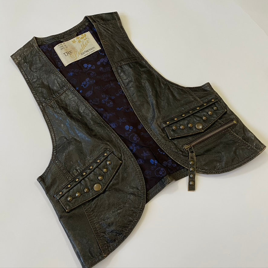 TRF LEATHER VEST