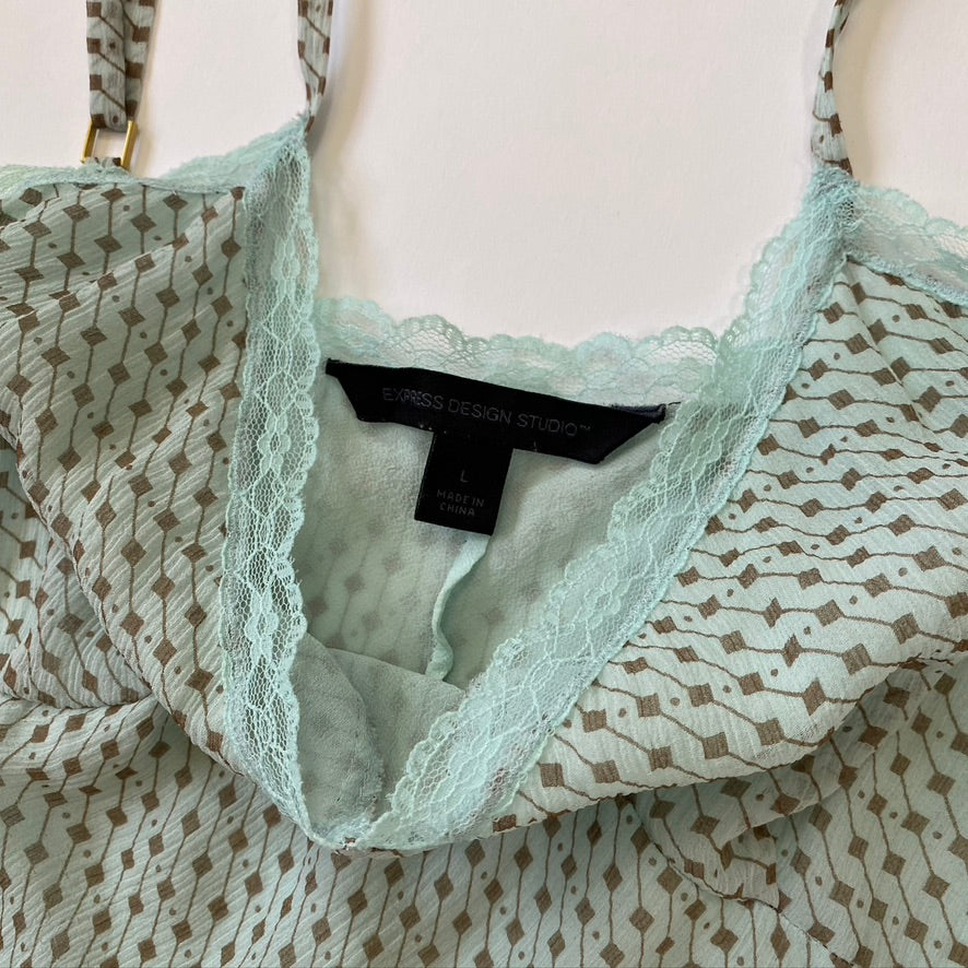 EXPRESS DESIGN STUDIO MINT TOP