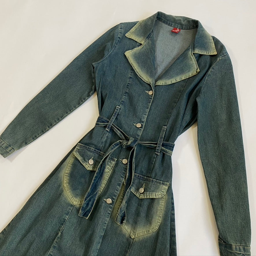 GREENWASH DENIM COAT