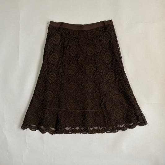 OLD NAVY LACE MIDI SKIRT