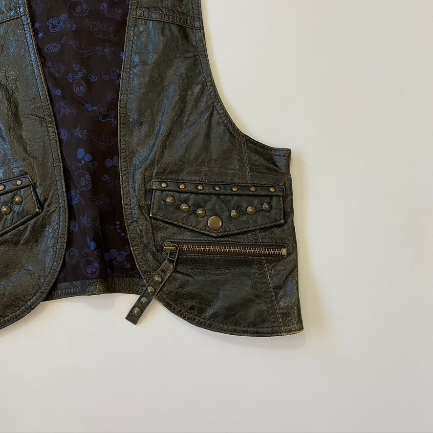 TRF LEATHER VEST