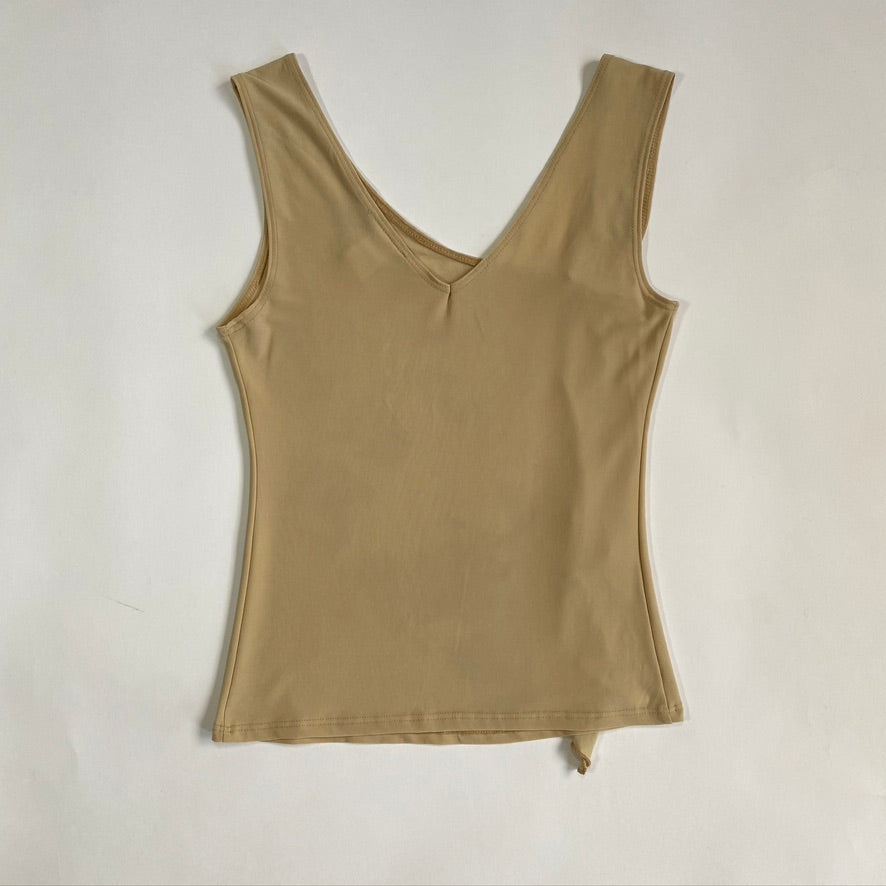 VIXEN Y2K BEIGE TOP