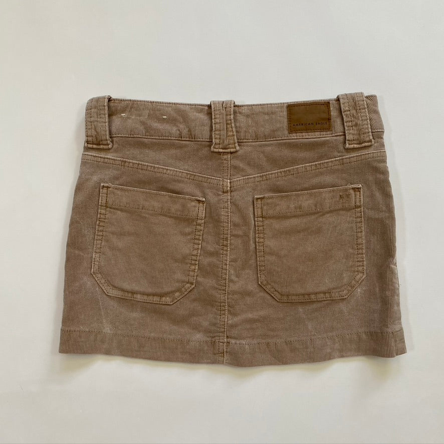 AMERICAN EAGLE MINI SKIRT BEIGE