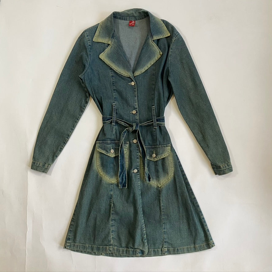 GREENWASH DENIM COAT