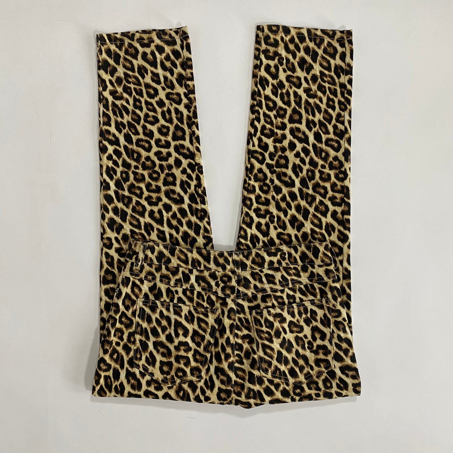 FOREVER 21 LEOPARD PRINT JEANS