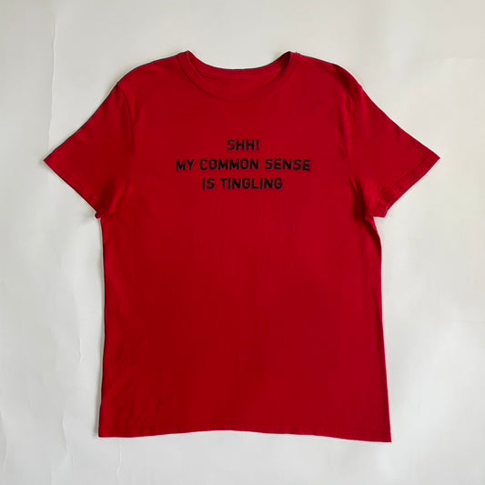 MY COMMON SENSE IS TINGLING T SHIRT