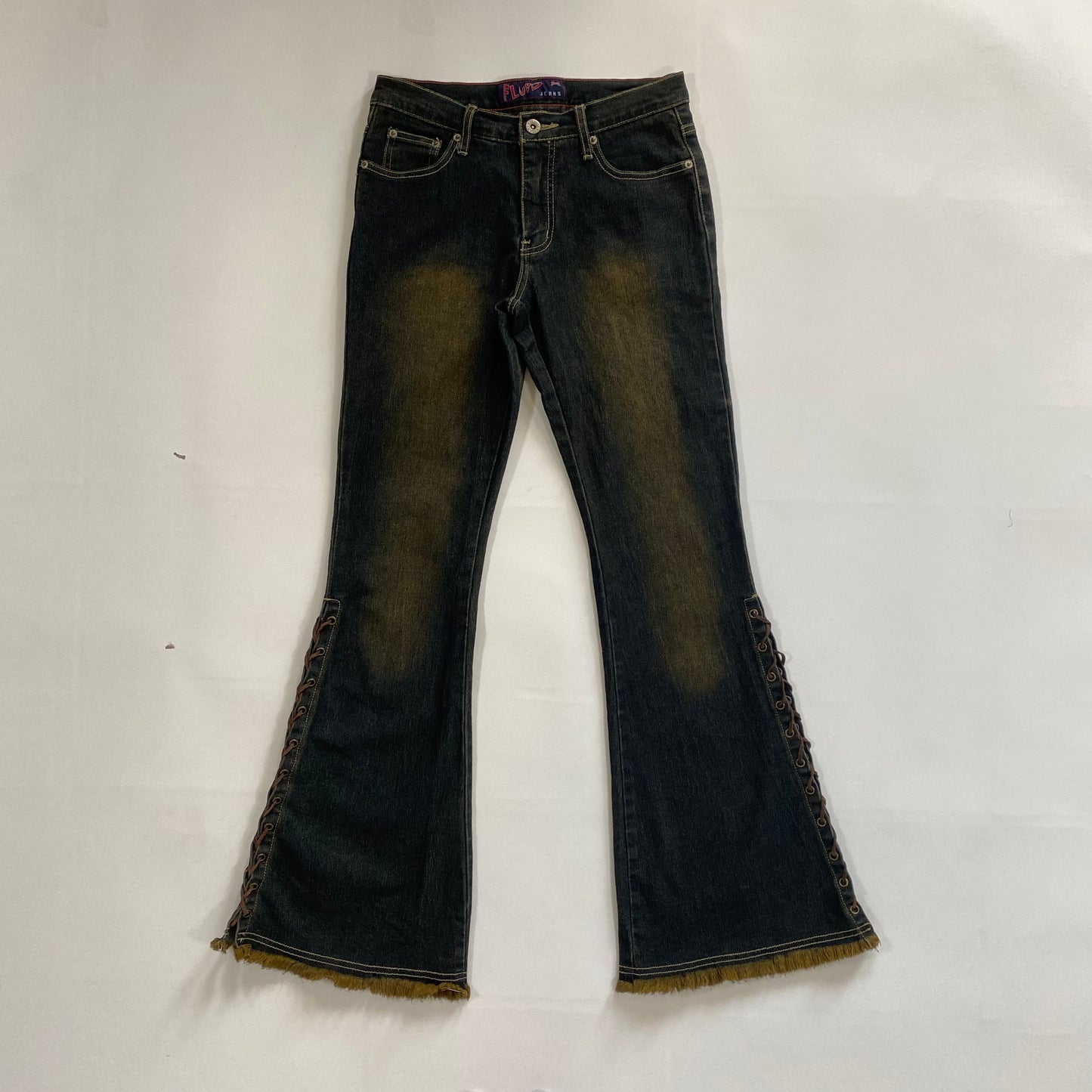 FLUID X Y2K WIDE LEG JEANS OSCUROS