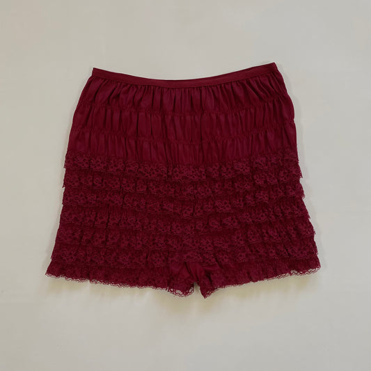 PARTNERS PLEASE! BY MALCO MODES VINTAGE RED BLOOMER SHORTS