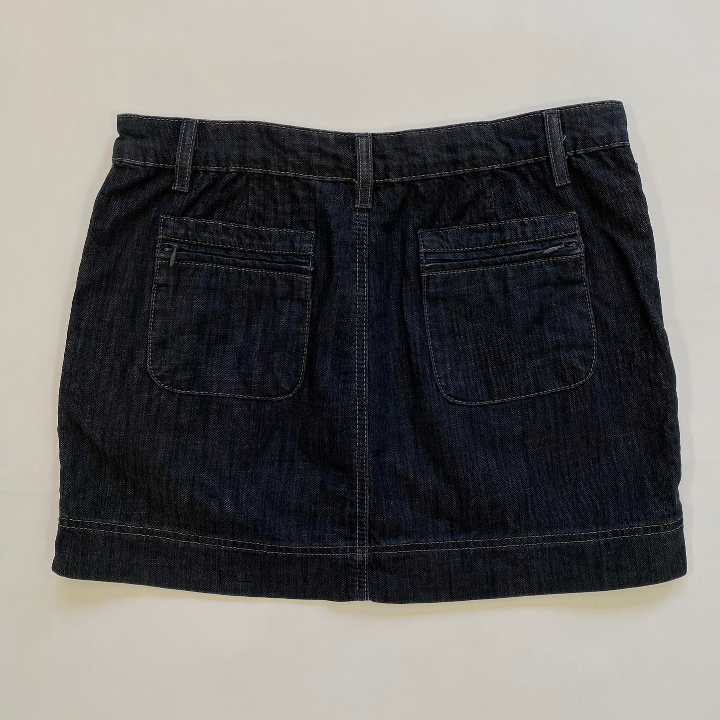 POLO JEANS CO. RALPH LAUREN MINI FALDA DE DENIM OSCURO